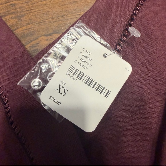 Free People Dylan Burgundy Wrap Mini Dress - Picture 5 of 8